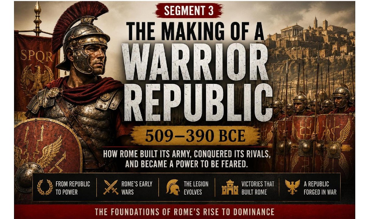 The Making of a Warrior Republic | Rome's Rise from Survival to Dominance (509–390 BCE)