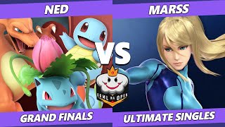 GOML NA Circuit Finale GRAND FINALS - Marss (ZSS) Vs. Ned (Pokemon Trainer) Smash Ultimate SSBU