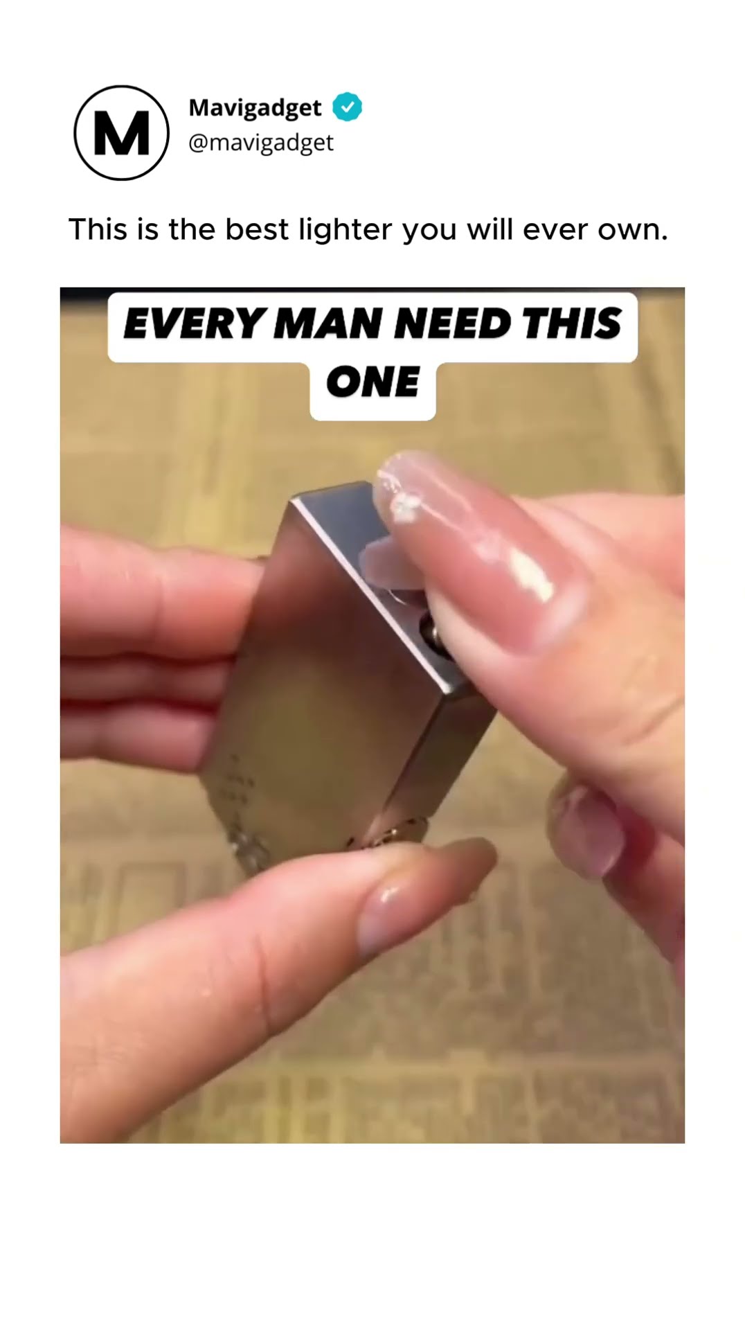 Handmade Mechanical Titanium Automatic Lighter ?✅ Product Link in Bio ( # 2005 ) #viralvideo