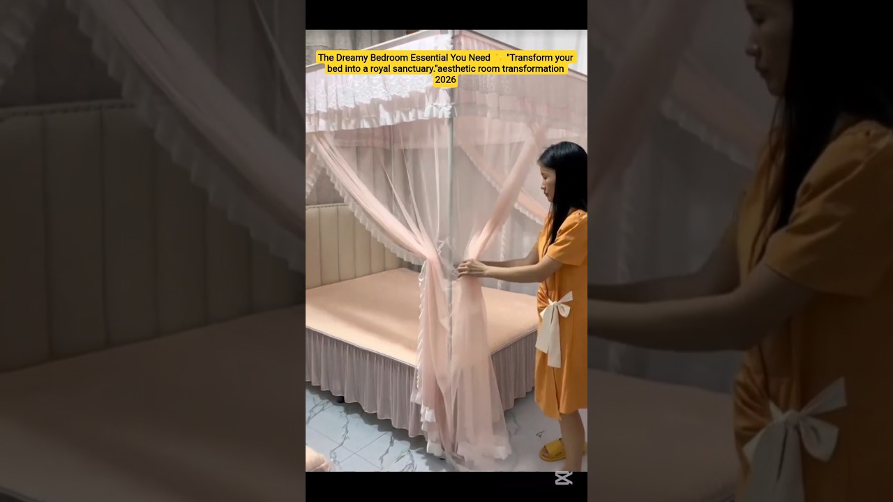 The Dreamy Bedroom Essential You Need✨"Transform your bed into a royal sanctuary.transformation 2026
