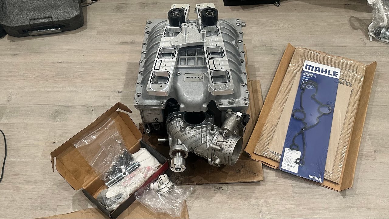 The 800hp Hemi Gets More Parts Hellcat supercharger adapter plates