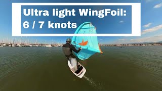 Ultra light wind WingFoil: Fone Strike 7 CWC   Axis PNG 1300 Foil