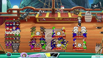 Diner Dash: Flo Through Time Walkthrough - Level #40 - Buccaneer Bistro