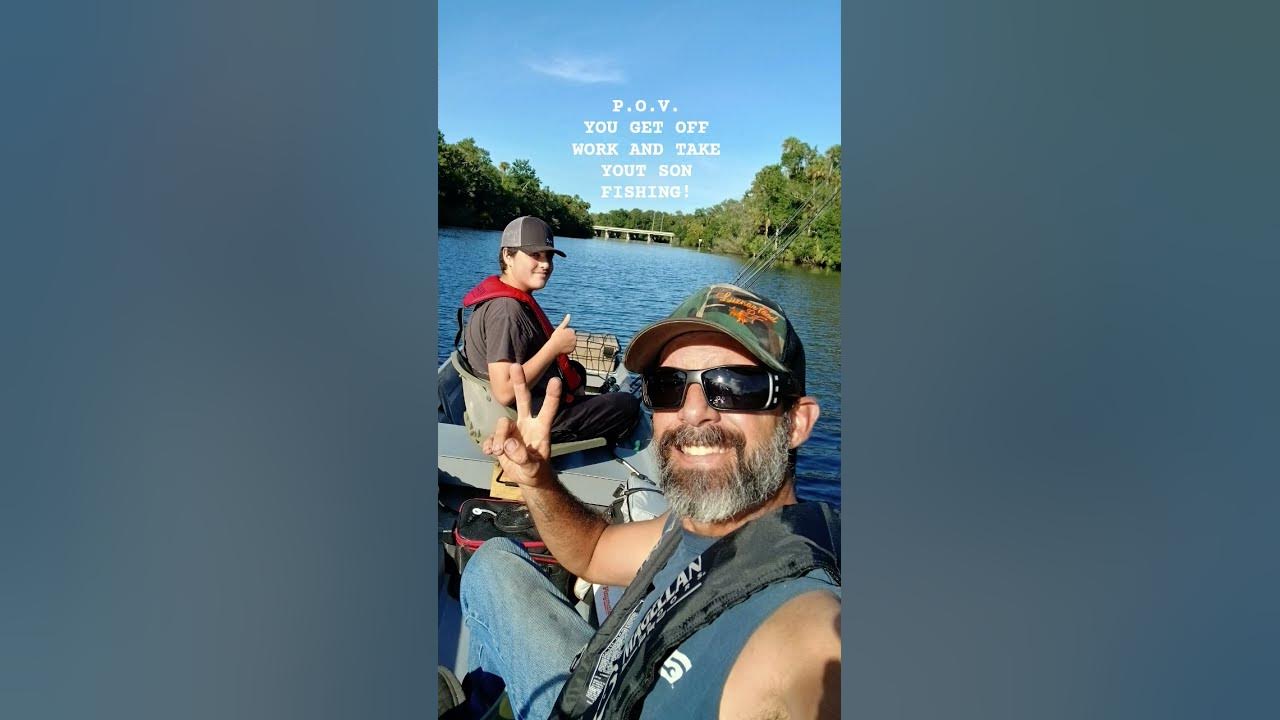 After work evening fishing trip with my son Matthew on the Tomoka River this Tuesday.