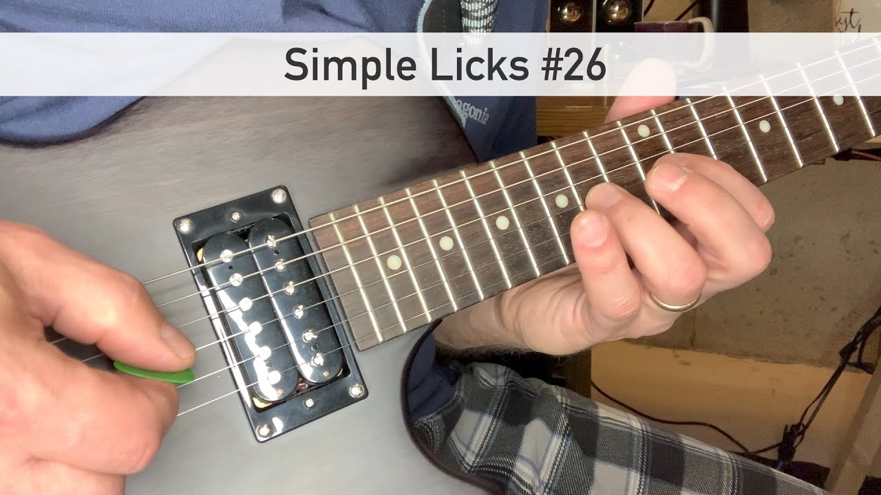 Simple guitar licks for your soloing toolbox: Episode #26 – #4/b5 blues ...