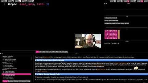 Stretching Samples - The Sonic Pi Tutorial, Section 3.3