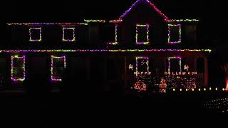 Full 2019 “Oogie Boogie’s Song” by  Ken Page Halloween Linglestown Lights Lightshow Update