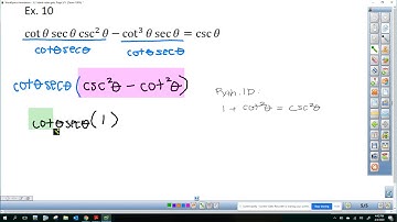 5.2 Notes-Verifying w/ Trig IDs, video 3 of 3