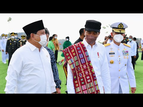 Presiden Jokowi Resmikan Politeknik Ben Mboi, Universitas Pertahanan, Kab Belu, NTT,  24 Maret 2022
