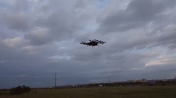 The first flight of the prototype v.3