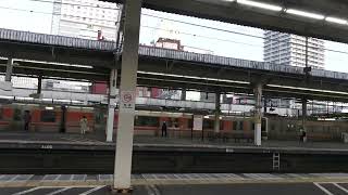 東海道線　３１３系８０００番台　普通列車　静岡駅到着シーン