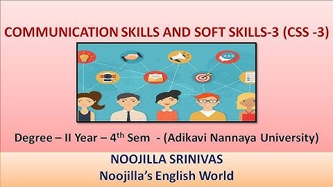 Communication and Soft Skills -3 (CSS-3) - Syllabus - Explanation - Telugu-AKNU