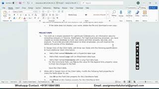 New Perspectives Access 365 | Module 5: SAM Project A Lighthouse Cybersecurity