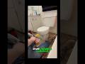 Removing a toilet that has been grouted into the ground and glued on straight onto the cement.
