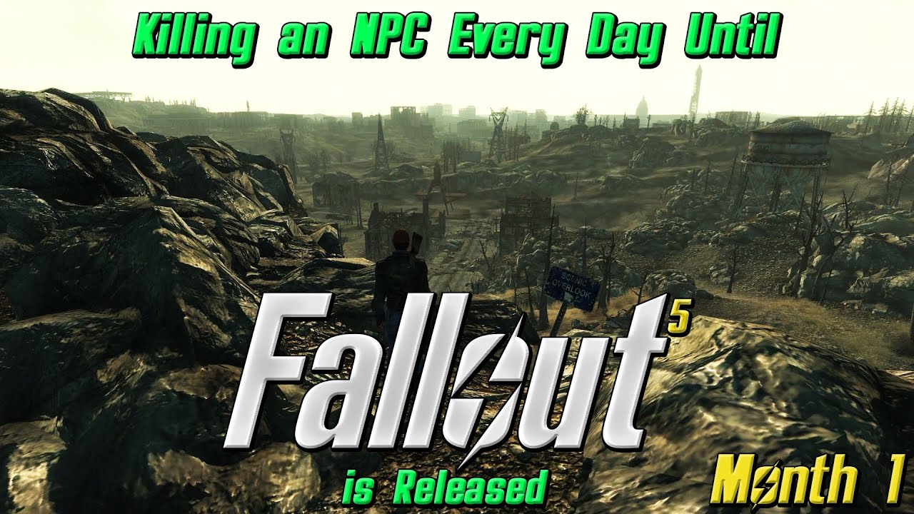 Killing an NPC Every Day Until Fallout 5 is Released - Month 1 Compilation