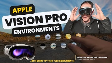 ULTRA-REALISTIC 3D 4K+ Environments on Apple Vision Pro: Relax in a National Park at Home!
