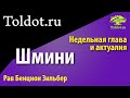 Рав Бенцион Зильбер: «Недельная глава Шмини"