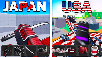 Winning with EVERY COUNTRY THEME LOADOUT in Rivals!