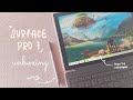 surface pro 7 💻| unboxing