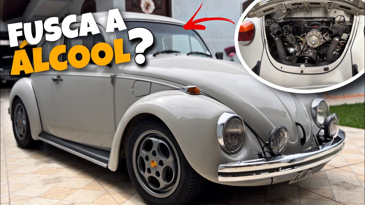BATEU, PEGOU ! FUSCA 1600 ÁLCOOL