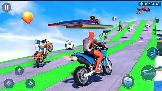 GT Stunt Bike Racing - Superhero Bike Stunt Game - Android Gameplay screenshot 4