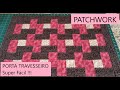 PORTA TRAVESSEIRO em PATCHWORK | Super Fácil