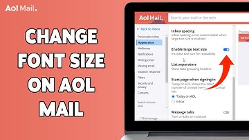 How To Change Font Size On AOL Mail 2024 | AOL Mail Font Adjustment Tutorial