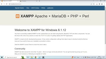 Installing Laravel on xampp or wamp server