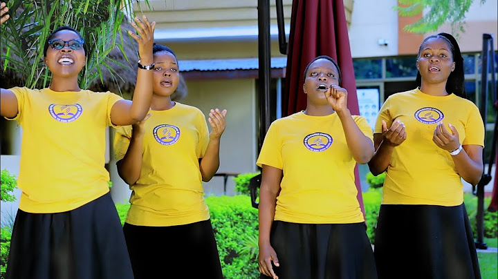 NYOOSHA MKONO by GLORIOUS CHORALE (OFFICIAL VIDEO)