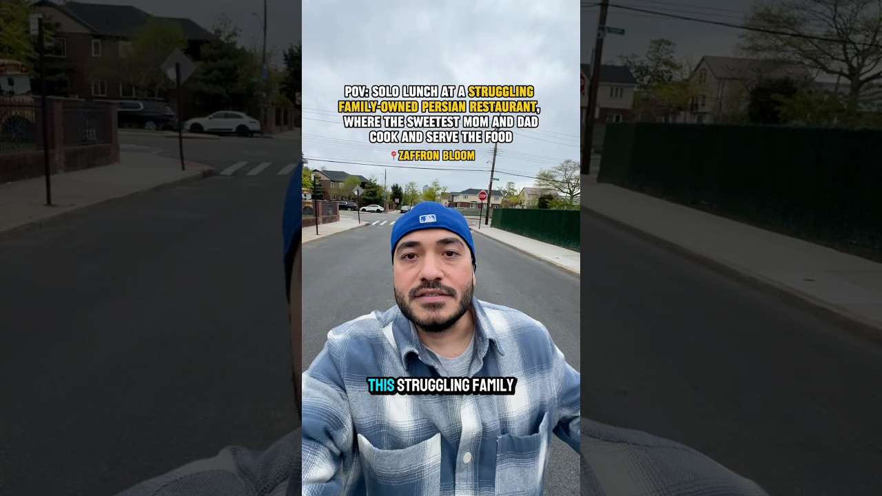 POV: Solo lunch at a struggling family owned Persian restaurant