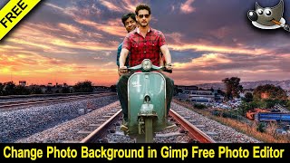 Background Change | Remove Background | Replace Background | Change Photo Background | Gimp Tutorial screenshot 5