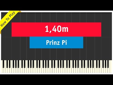 Prinz Pi - 1,40m - Piano Cover (How To Play)