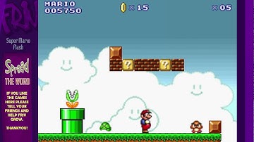 Super Mario Flash Level 1