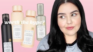 THE BEST DRUGSTORE HAIR CARE? | My Current Routine + Kristin Ess Hair Review screenshot 2