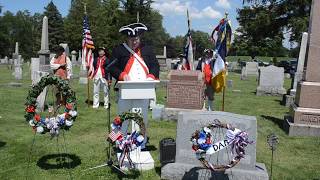 Sons of the American Revolution Grave Marking Hayes Cemetery, Wayne Twp, Ohio