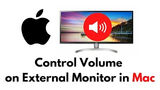 How To Control Volume / Sound of External Monitor in Macbook Internal or External Keyboard ?! screenshot 4