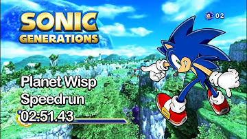 Sonic Generations-Planet Wisp Speedrun-02:51.43