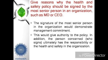 NEBOSH IGC 1 ELEMENT ELEMENT 2 HSMS POLICY IMPORTANT QUESTIONS AND ANSWERS