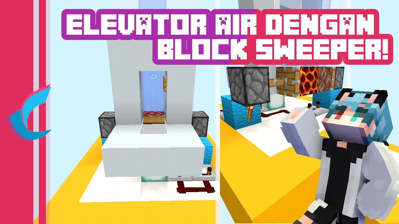 Minecraft Java Sweeper Cara Membuat Elevator Air Dengan Block Sweeper - (Minecraft) Tutorial ...
