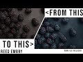 How to edit food photography Ep.1 - Blackberries