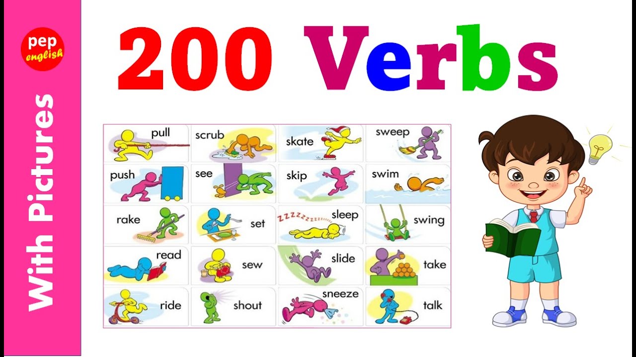 Verb List For Kids