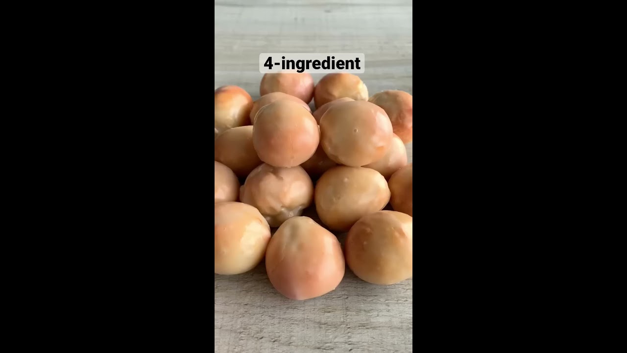 4 Ingredient Glazed Donut Holes Tutorial 