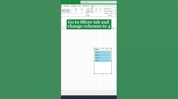 How to use SLICERS in 50 seconds! #excel #exceltips #exceltutorial