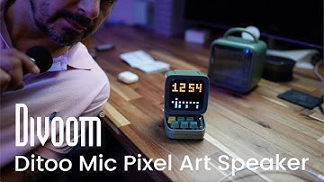 The Coolest Speaker Ever | Divoom Ditoo Mic Pixel Art Bluetooth Speaker Review