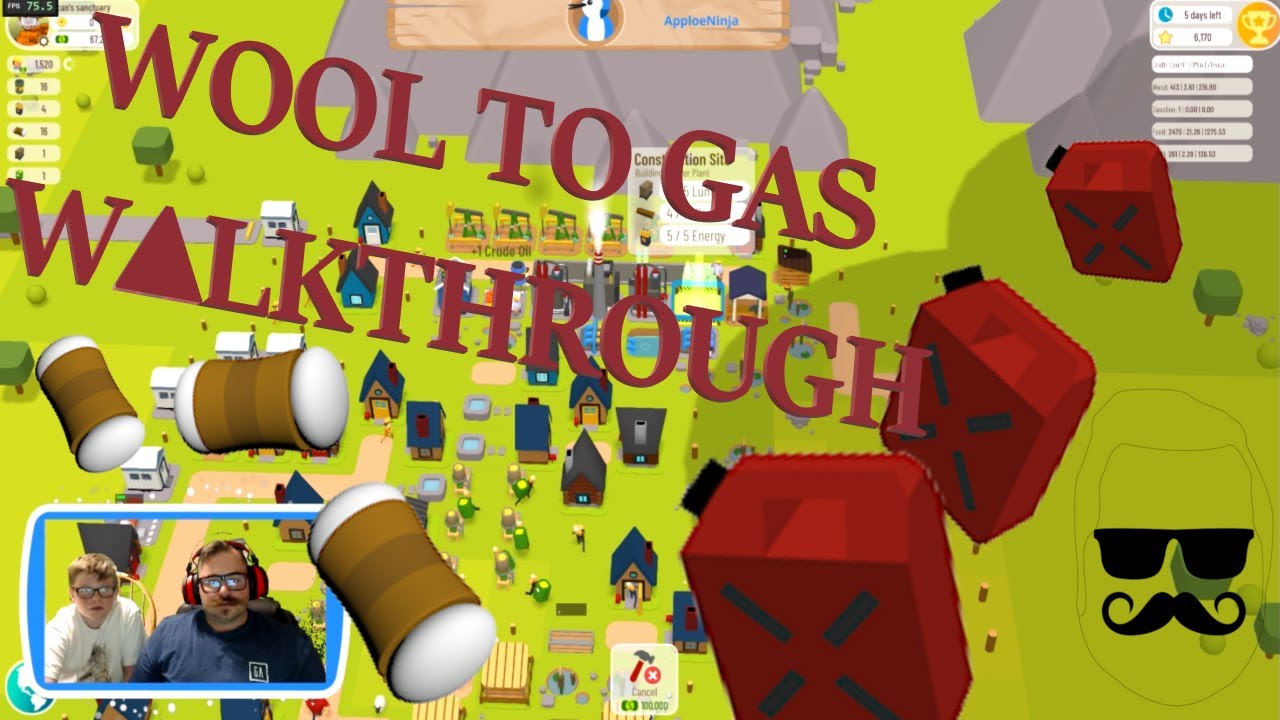 Town Star - Wool Rush - Gas Production - Full Walkthrough