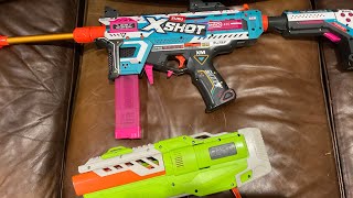 X shot AEB￼ vs dart zone vector pro ￼