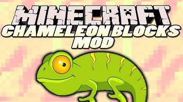 Minecraft Mods | CHAMELEON BLOCKS MOD | Mod Showcase