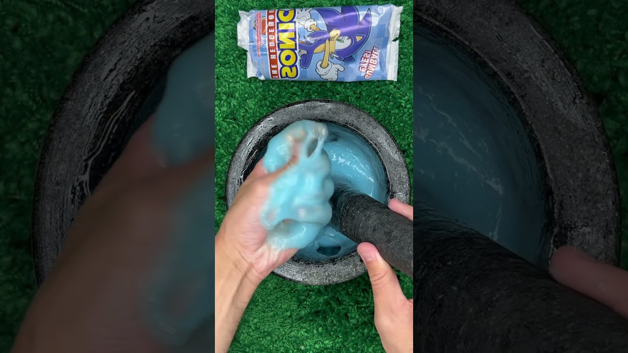 Making Edible Slime Out Of Sonic Popsicles 😵 