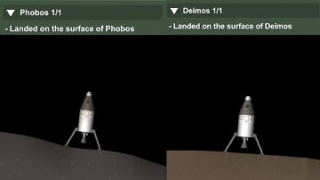 Phobos and Deimos landing and Achievements in SFS- Space flight simulator