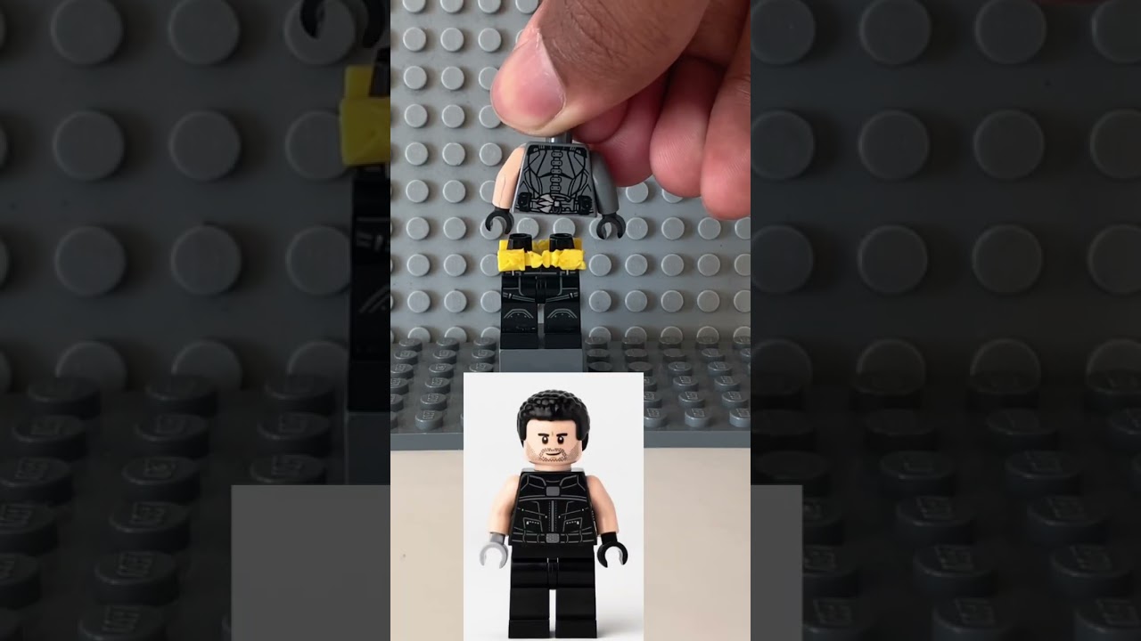 How to make Batman Zero from Fortnite in LEGO 